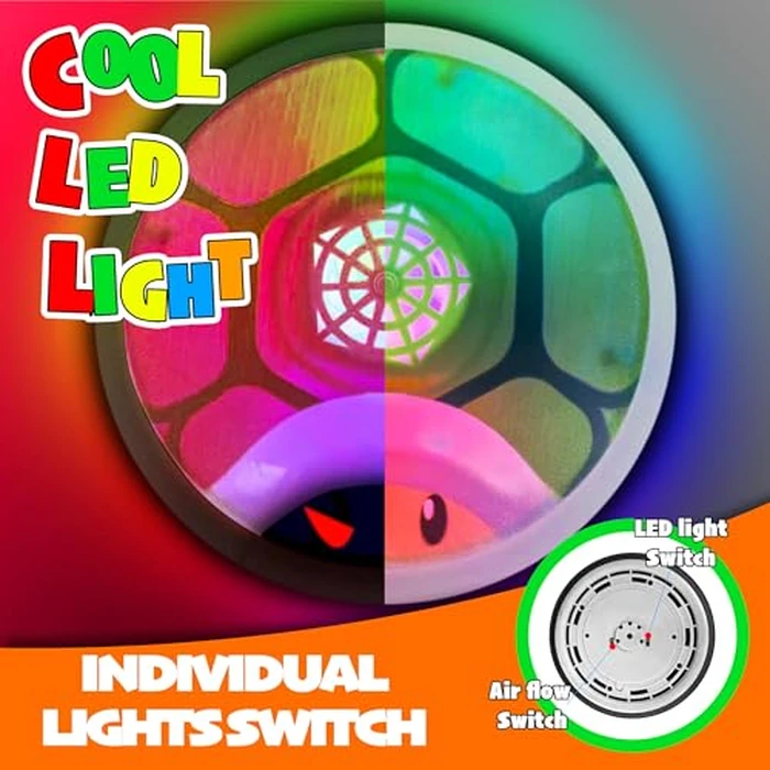 Glückpa 2 Pack Hover Soccer Ball, LED Light Up Air Floating Soccer, Soft Foam Bumpers, Indoor Soccer Toys Games for Boys Age 3-12, Kids Christmas Birthday Gifts by Glückpa - Image 3