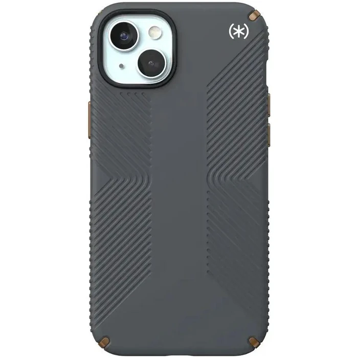Speck Presidio2 Grip Phone Case with MagSafe for iPhone 14 Plus | iPhone 15 Plus - Charcoal Gray by Speck - Image 2