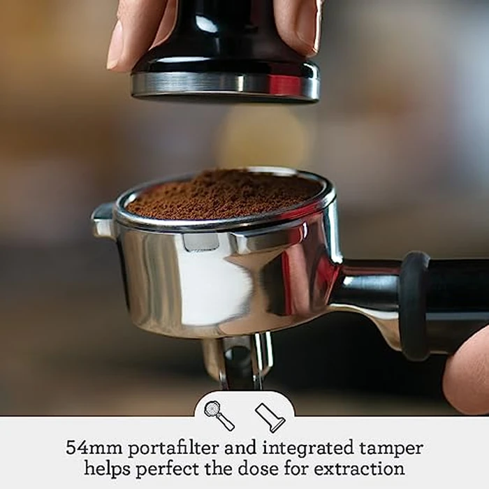 Breville the Barista Touch Espresso Machine with Grinder & Auto Milk Frother, Espresso Maker with Touchscreen & Seconds Heat Up, Cappuccino & Latte Machine for Home, BES880BSS, Brushed Stainless Steel by Breville - Image 5