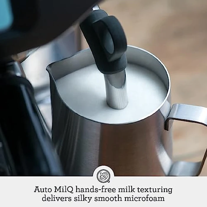 Breville the Barista Touch Espresso Machine with Grinder & Auto Milk Frother, Espresso Maker with Touchscreen & Seconds Heat Up, Cappuccino & Latte Machine for Home, BES880BSS, Brushed Stainless Steel by Breville - Image 6
