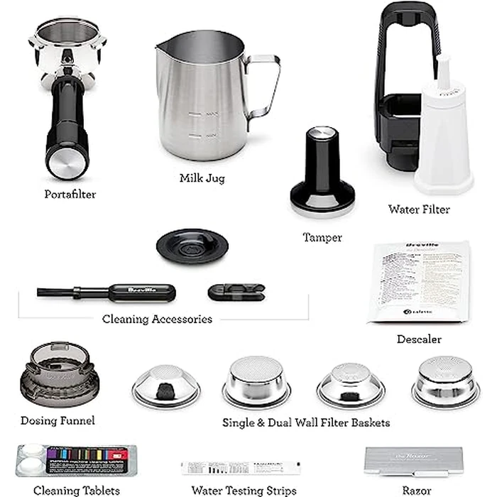 Breville the Barista Touch Espresso Machine with Grinder & Auto Milk Frother, Espresso Maker with Touchscreen & Seconds Heat Up, Cappuccino & Latte Machine for Home, BES880BSS, Brushed Stainless Steel by Breville - Image 8