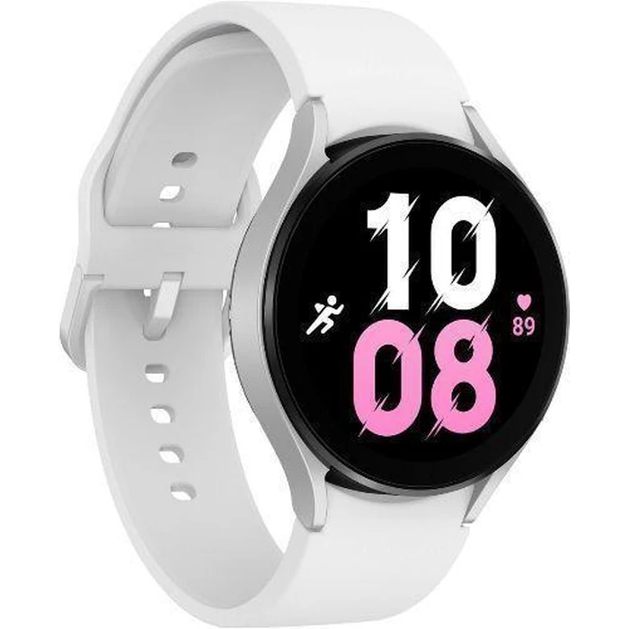 Samsung Galaxy Watch5 (Bluetooth) - 16GB - 40mm - Silver Aluminum Case with White Fluoroelastomer Sport Band by Samsung - Image 3
