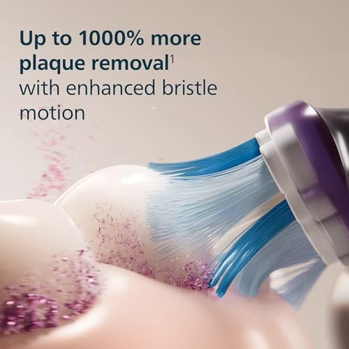 Philips Sonicare G3 Two-in-One - Genuine Replacement Electric Toothbrush Heads for Plaque Control and Gum Care, 2 Brush Head Pack Up to 6 Month Supply, Black, HX9052/95 by Philips Sonicare - Image 4