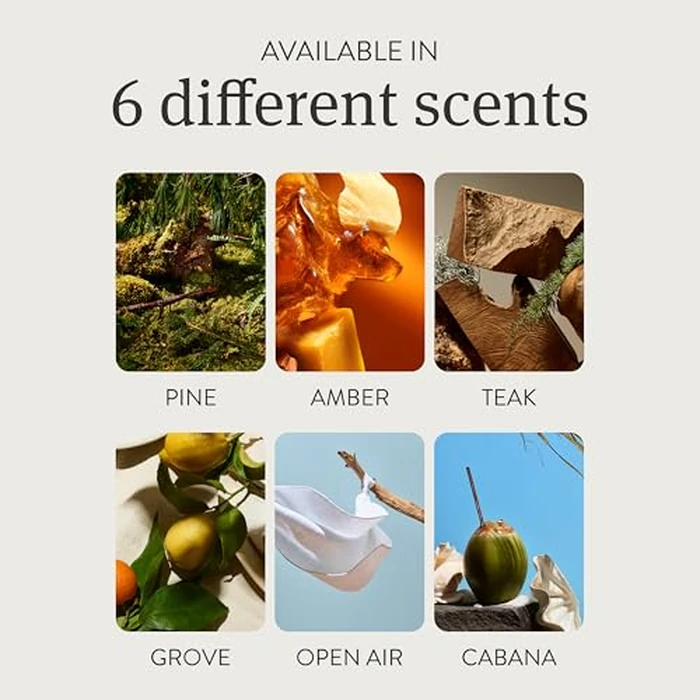 Drift Metal Vent Clip Starter Kit - Car Air Freshener - Scent Diffuser for Car - Metal Odor Eliminator - Grove by drift - Image 3