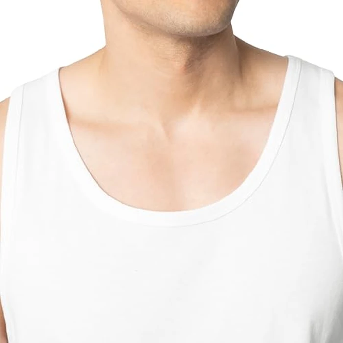 Fruit of The Loom Men's Eversoft Cotton Sleeveless T Shirts, Breathable & Moisture Wicking with Odor Control, Sizes S-4X, Tank-2 Pack-White Ice, X-Large by Fruit of the Loom - Image 2