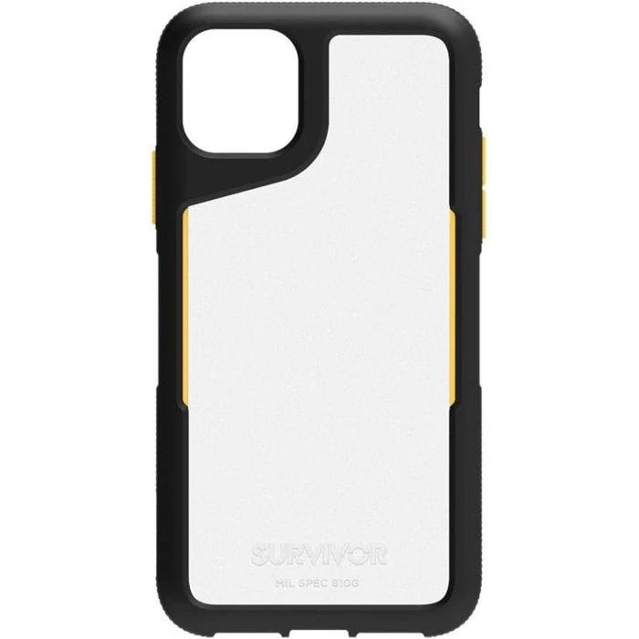 Griffin Survivor Endurance Phone Case for Apple iPhone 11 Pro Max - Black/Citrus by Griffin - Refurbished - Brand New condition - US$13.43