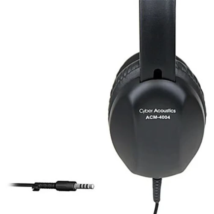 Cyber Acoustics ACM-4004 Stereo Headphones - Black by Cyber Acoustics - Image 3