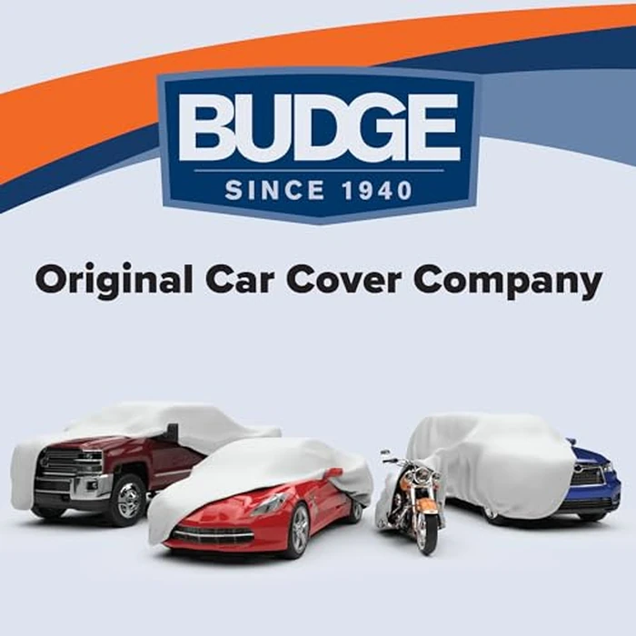 Budge Lite Car Cover, Indoor Protection, Breathable Dustproof Cover, Fits Mid-Size Sedans up to 200 Inches, Gray, Size 3 by Budge - Image 8