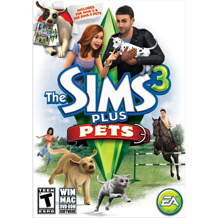 The Sims 3 Plus Pets - PC/Mac by Electronic Arts - Used - Acceptable condition - US$2.46