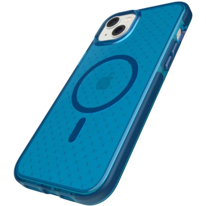 Tech21 EvoCheck Series Gel Phone Case with Magsafe for iPhone 14 - Classic Blue by Tech21 - Image 3