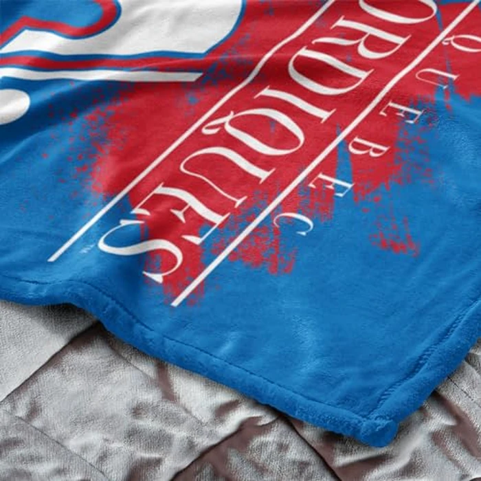 Northwest NHL Quebec Nordiques Silk Touch Throw Blanket, 50" x 60", Vintage Hockey by Northwest - Image 5