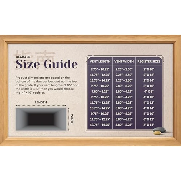 Decor Grates LFGS410-NKL Feng Shui *NEW* Low Profile Floor Register, 4x10 Inches, Brushed Nickel by Decor Grates - Image 7