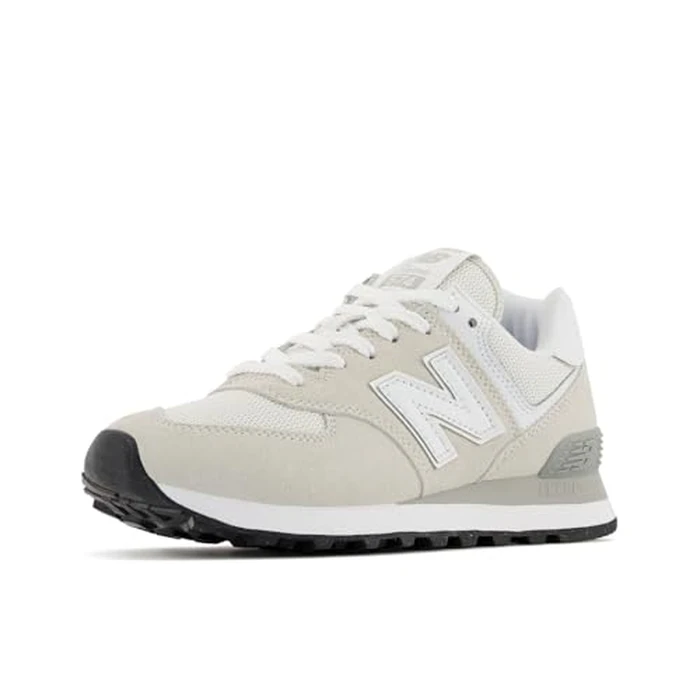 New Balance womens 574 Core Sneaker, Nimbus Cloud/White, 7 US by New Balance - Used - Very Good condition - CA$71.41
