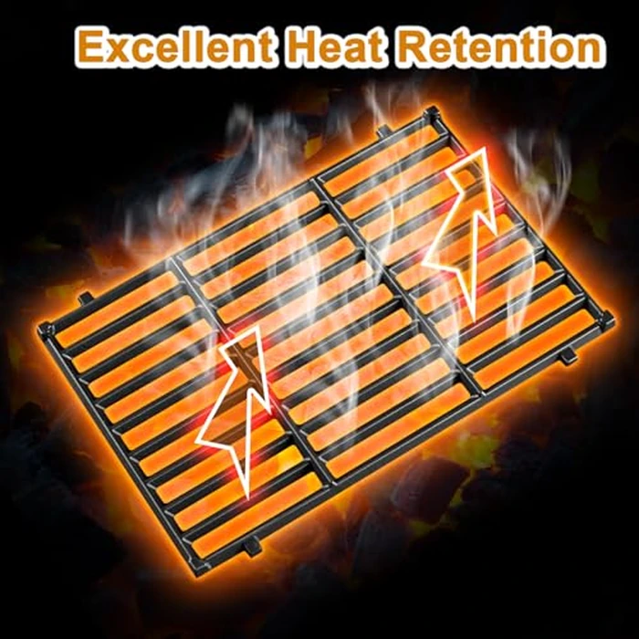 7637 Grill Grates Spirit E-210 Grill Replacement Parts for Weber Spirit 200 Series Grill Parts Spirit E210 210 E-215 E215 E220 E-220 Spirit II E-210 E210 Spirit 2 E-210 E210 GS4 Cooking Grates by Grill Valueparts - Image 7