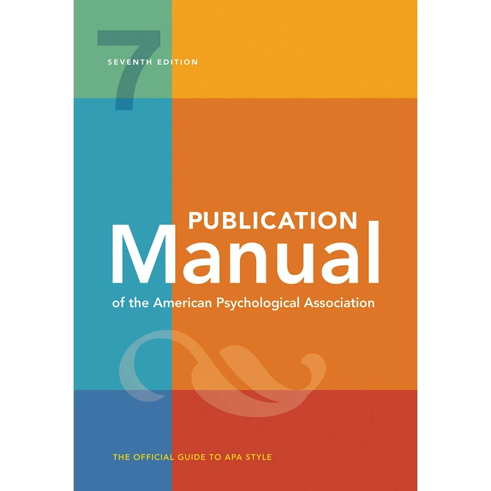 Publication Manual (OFFICIAL) 7th Edition of the American Psychological Association by American Psychological Association - Image 1