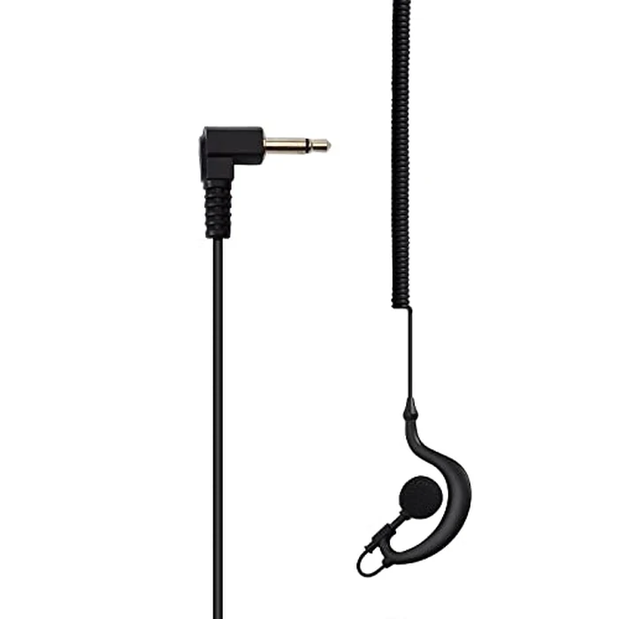G Shape Soft Ear Hook Earpiece Headset 3.5mm Plug Ear Hook Listen Only Ham Radio Headset HYS TC-617 Receiver/Listen Only Earpiece for 2-Way Motorola Icom Radio Transceivers by HYS - Image 4