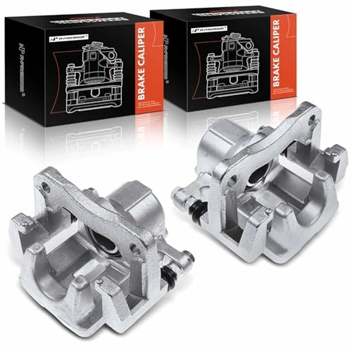 A-Premium Disc Brake Caliper Assembly with Bracket Compatible with Select Toyota Models - RAV4 2012 2013 2014 2015 2016 2017 2018 - Rear Driver and Passenegr Side, 2-PC Set by A-premium - Image 9