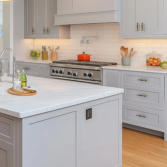 HOME EDIT 10 Pack 3 inch Black & Gold Cabinet Handles Square Zinc-Alloy Pulls for Kitchen Dresser Closet and Bathroom Cabinets Hardware by HOME EDIT - Image 7