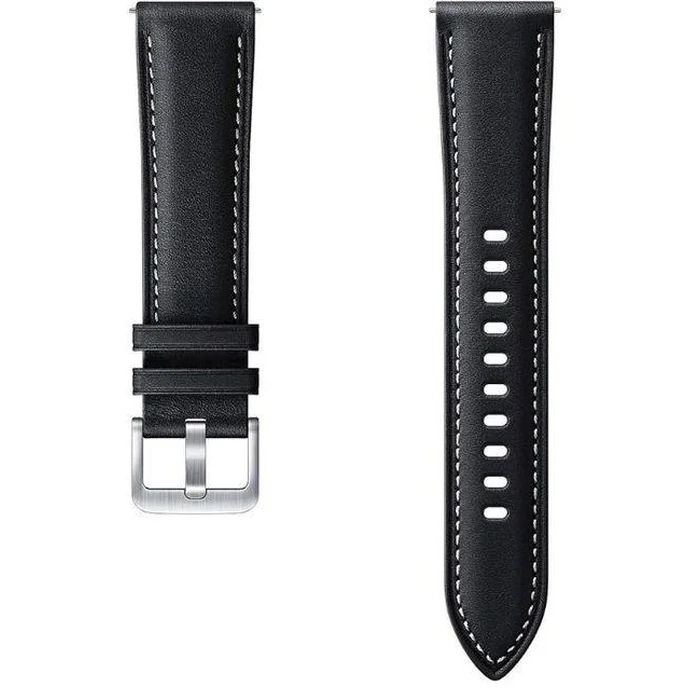 Samsung Stitch Leather Band (22mm) - Black by Samsung - Refurbished - Premium condition