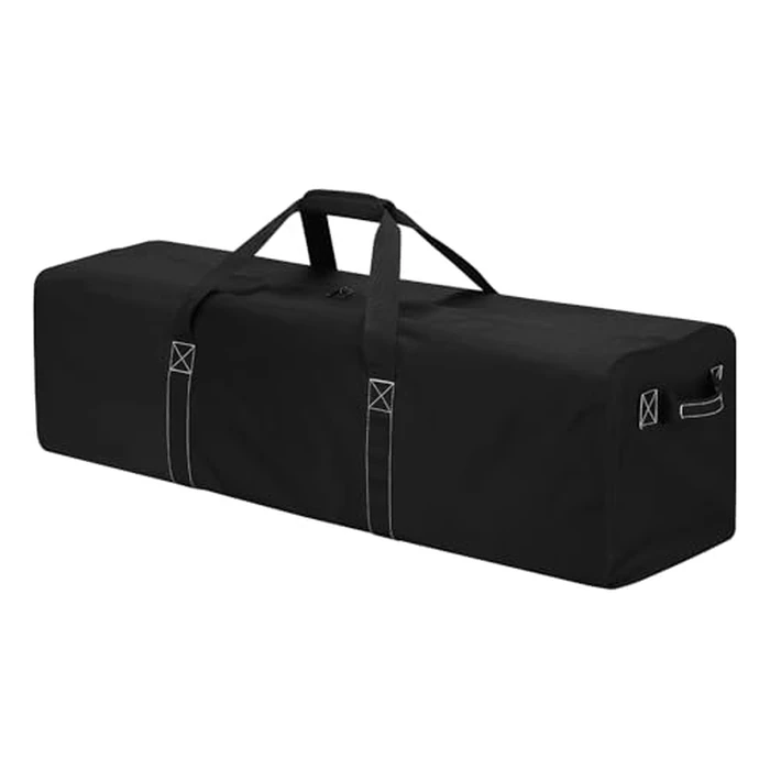 48 Inch Duffle Bag for Travel Camping - 165L Extra Large Heavy Duty Duffel Bag, Sport Equipment Storage Bag with 2 Sides Handles-Black by LONALIA - Used - Very Good condition - US$22.94