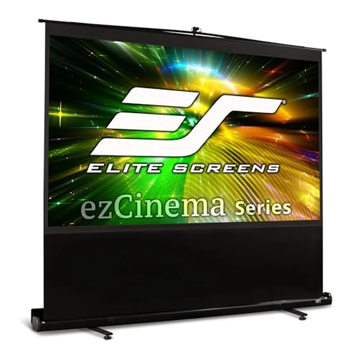 Elite Screens ezCinema Series, 150-INCH 16:9, Manual Pull Up Projector Screen, Movie Home Theater 8K / 4K Ultra HD 3D Ready, 2-Year Warranty, F150NWH by Elite Screens - Image 1
