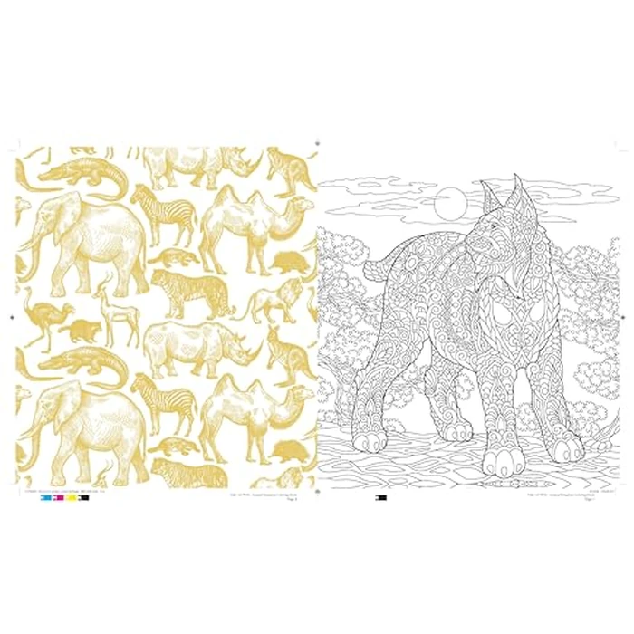 Animal Kingdom Coloring Book: Color Nature's Most Remarkable Creatures - Over 100 Pages to Color! by Chartwell Books - Image 2