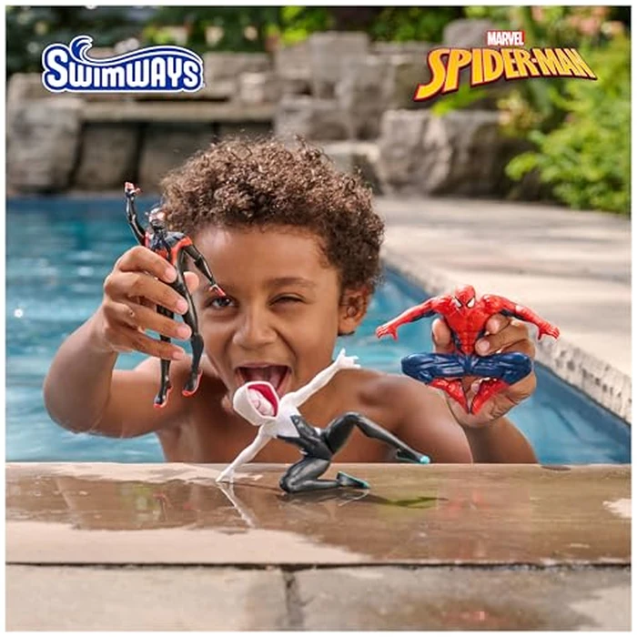 SwimWays Marvel Spider-Man Dive Character 3-Pack, Swimming Pool Accessories & Kids Pool Toy, Spiderman Toys, Weighted Figures, Marvel Pool Party Favors & Games for Kids Ages 5 & Up by SwimWays - Image 2