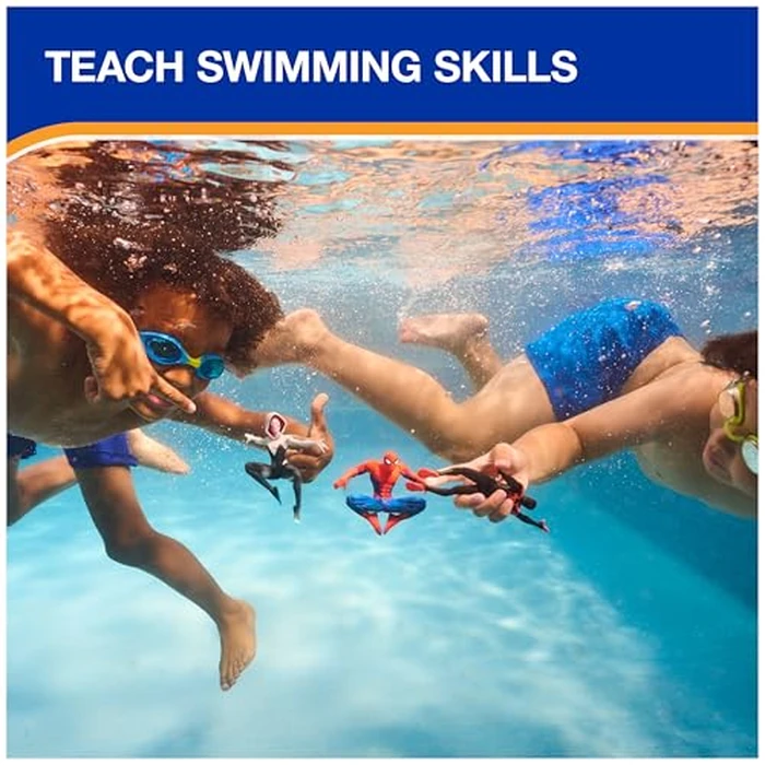 SwimWays Marvel Spider-Man Dive Character 3-Pack, Swimming Pool Accessories & Kids Pool Toy, Spiderman Toys, Weighted Figures, Marvel Pool Party Favors & Games for Kids Ages 5 & Up by SwimWays - Image 5