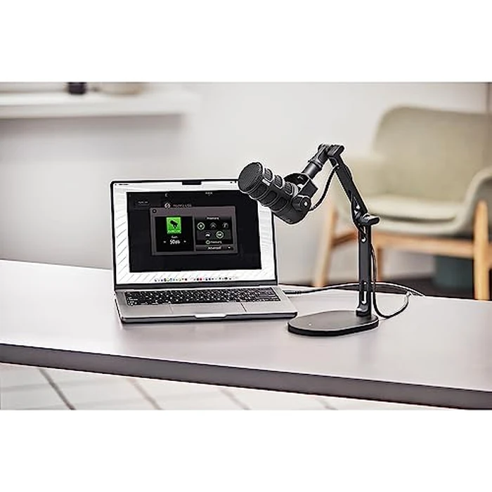 RØDE PodMic USB Versatile Dynamic Broadcast Microphone with XLR and USB Connectivity for Podcasting, Streaming, Gaming, Music-Making and Content Creation by RØDE - Image 2