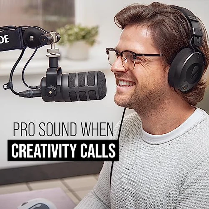 RØDE PodMic USB Versatile Dynamic Broadcast Microphone with XLR and USB Connectivity for Podcasting, Streaming, Gaming, Music-Making and Content Creation by RØDE - Image 6