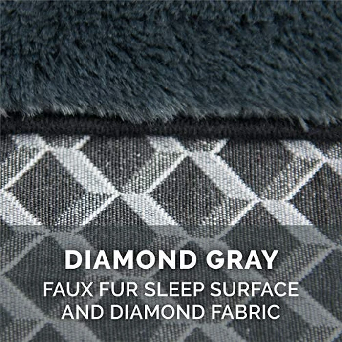 Furhaven Replacement Dog Bed Cover Comfy Couch Plush & Décor Sofa-Style, Machine Washable - Diamond Gray, Jumbo Plus (XX-Large) by Furhaven - Image 4