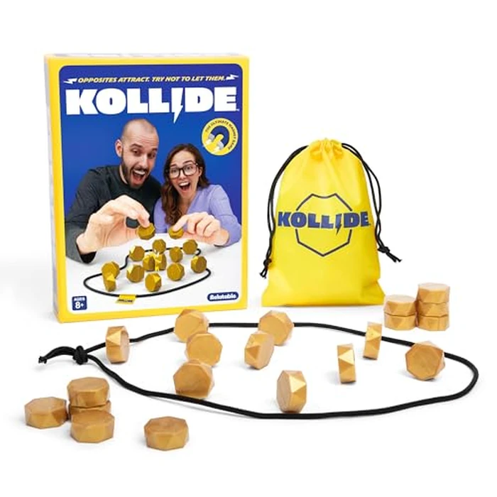 Kollide By Relatable, Exciting Magnetic Game for Family Game Night, Great Fun Games for Kids, Includes 1 Rope, 20 Magnets, and Instructions by WHAT DO YOU MEME? - Used - Very Good condition - US$16.01