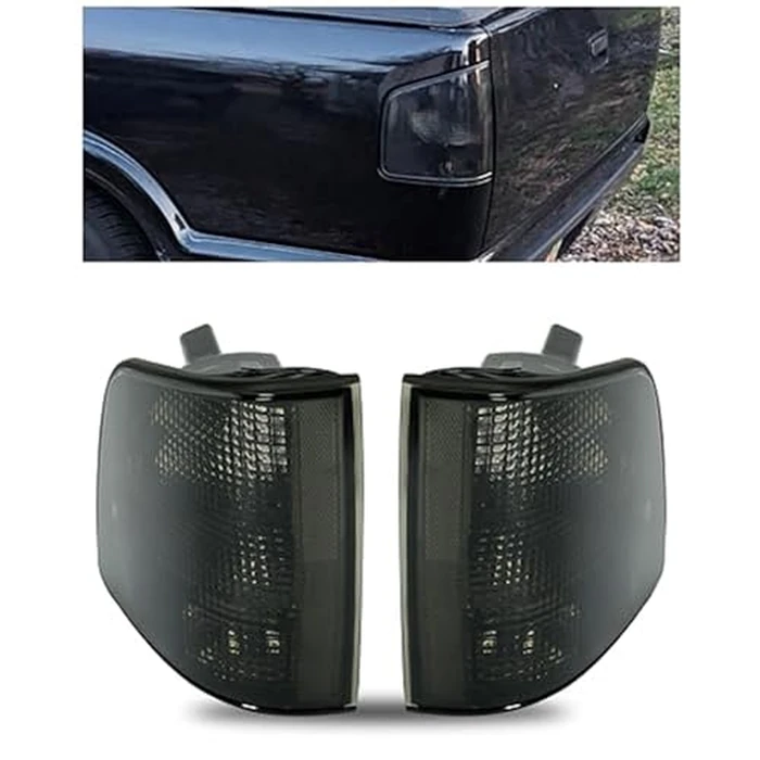 HECASA Tail Lights w/o Bulbs Compatible with 1994-2004 Chevrolet S10 1996-2000 Isuzu Hombre 1994-2004 GMC Sonoma Replace for 5978196 5978195 GM2801124 GM2800124 Brake Lamps Left & Right - Smoke Lens by HECASA - Used - Very Good condition - US$44.31