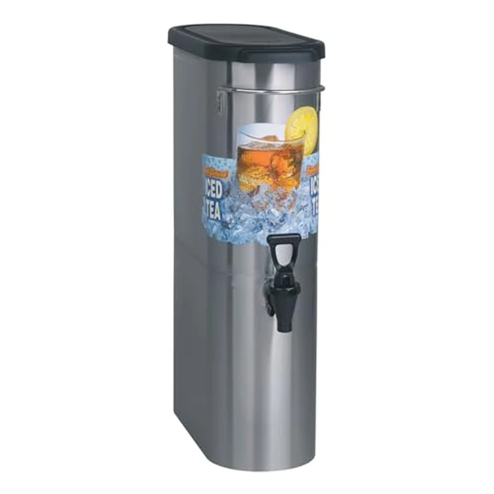 BUNN TDO-N-3.5 Oval Style narrow 3.5 Gallon Commercial Iced Tea Dispenser with Solid Lid by Bunn - Image 1
