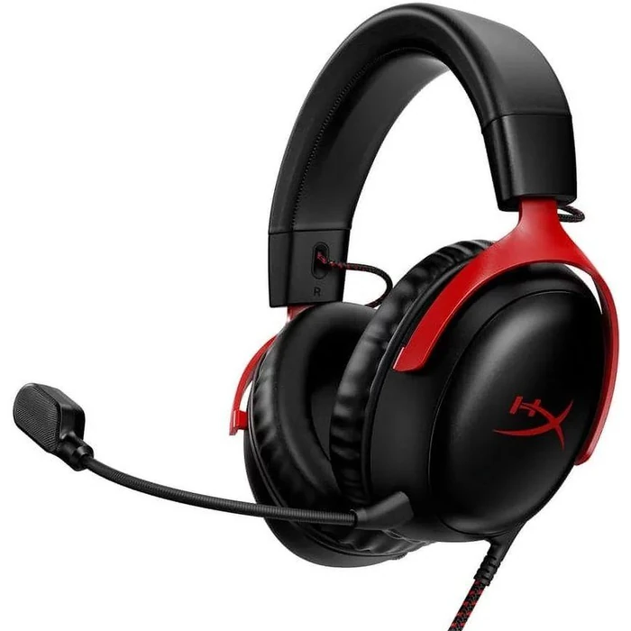 HyperX Cloud III Wired Gaming Headset - Black/Red by HyperX - Image 3