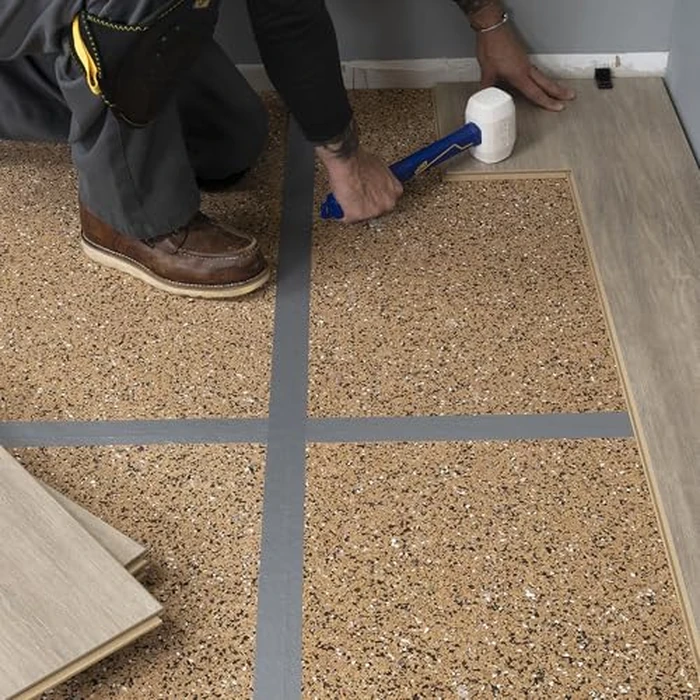 QEP 16 oz. Pro Rubber Floor Mallet with 11.5 in. Plastic Handle 61625 by QEP - Image 2