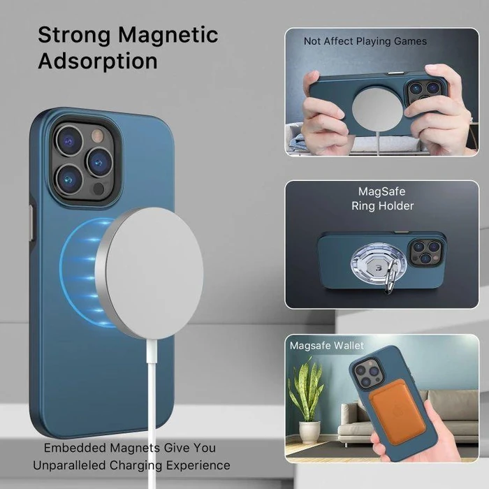 MyBatPro MyBatPro Fuse Series with Magsafe Phone Case for iPhone 14 Pro - Blue by MyBatPro - Image 6