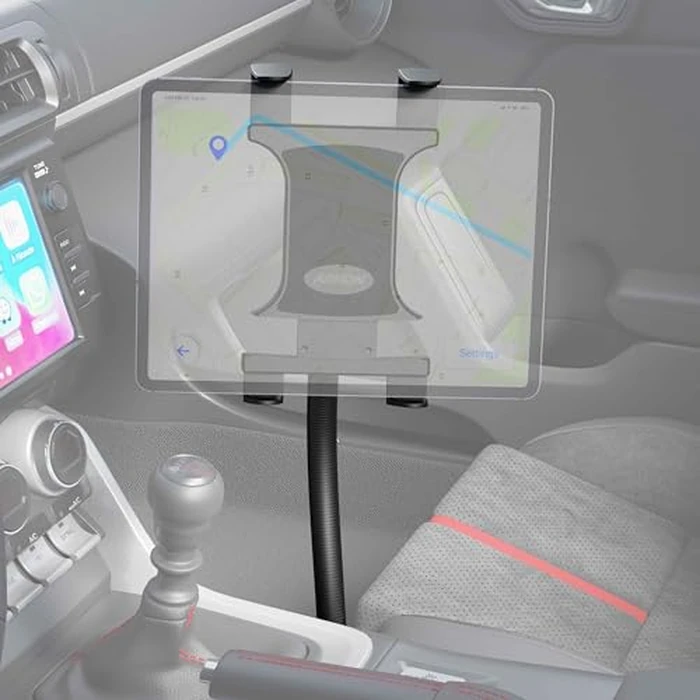 Arkon Mounts TAB188L22 Car or Truck Seat Rail or Floor Tablet Mount with 22 inch Arm Retail Black by ARKON - Image 2