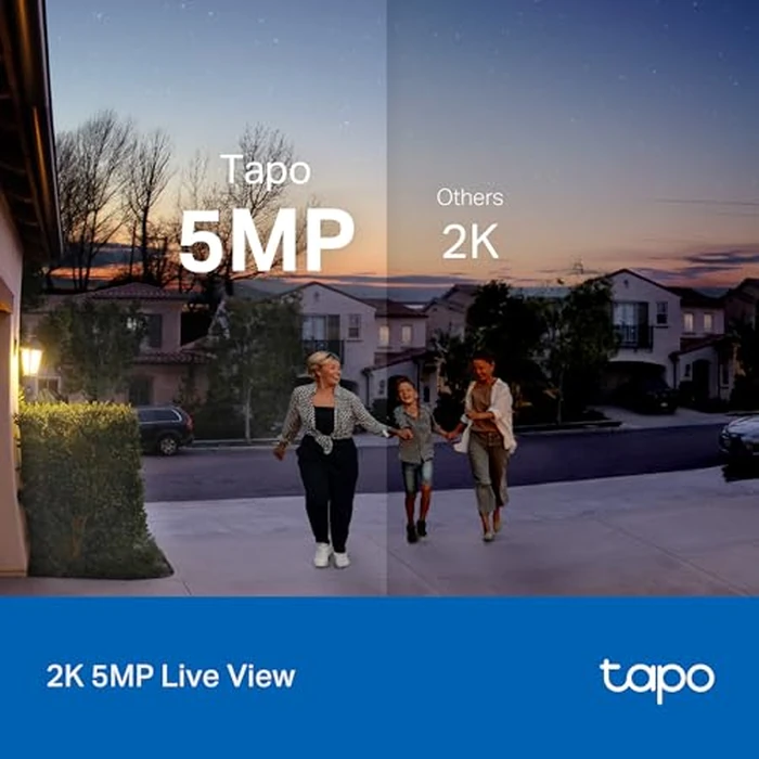 Tapo TP-Link Smart Video Doorbell Camera Wired, 2K 5MP, Color Night Vision, 180 degrees Ultra-Wide FOV, 2-Way Audio, Free AI Detection, Cloud & SD Card Storage, Works w/Alexa & Google Home, D130 by Tapo - Image 3