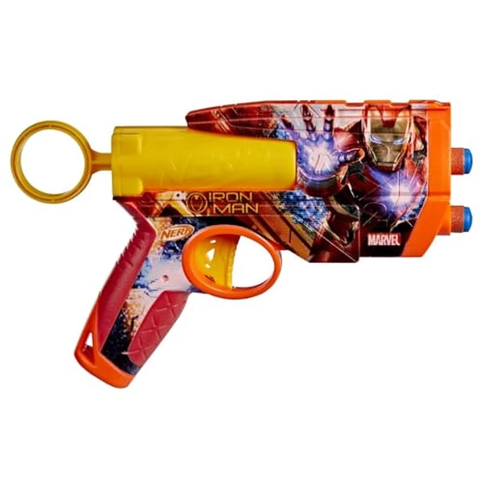 Nerf Marvel Iron Man Dart Blaster | 4 Nerf N1 Foam Darts | Iron Man-Inspired Blaster Skin Designs | Kids Gifts |Outdoor Toys & Games for Ages 8+ (Amazon Exclusive) by Nerf - Image 6