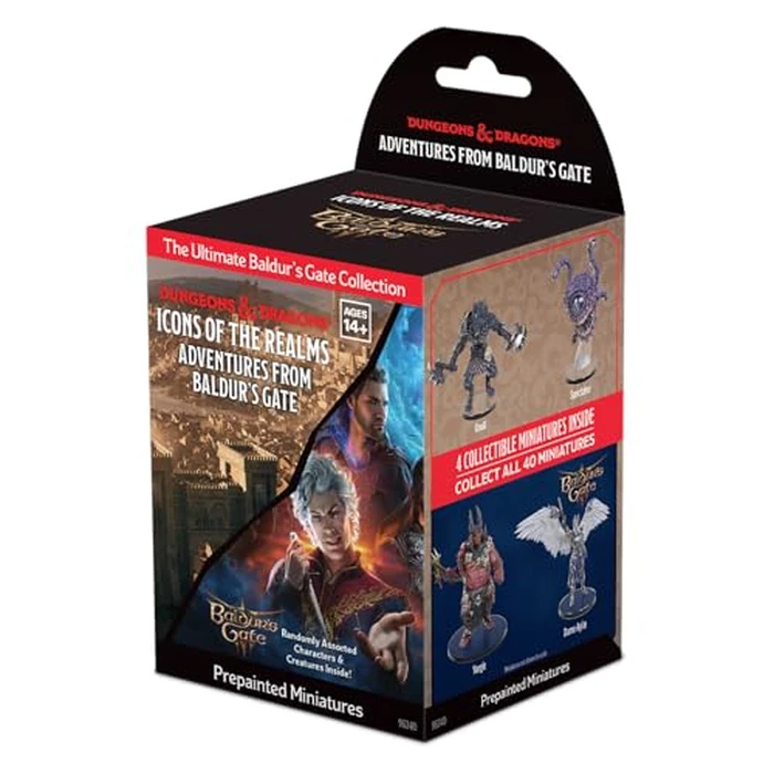 WizKids D&D Icons of The Realms: Adventures from Baldur's Gate Single Booster | Dungeons and Dragons Figures | Pre-Painted | Blind Box by WizKids - Used - Very Good condition - US$27.89