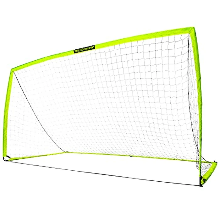 Franklin Sports Blackhawk Portable Soccer Goal - Pop-Up Soccer Goal and Net - Indoor or Outdoor Soccer Goal - Goal Folds For Storage - 12’ x 6’ Soccer Goal by Franklin Sports - Used - Acceptable condition - CA$28.83