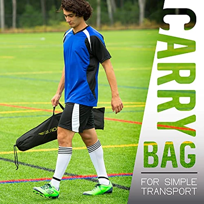 Franklin Sports Blackhawk Portable Soccer Goal - Pop-Up Soccer Goal and Net - Indoor or Outdoor Soccer Goal - Goal Folds For Storage - 12’ x 6’ Soccer Goal by Franklin Sports - Image 3