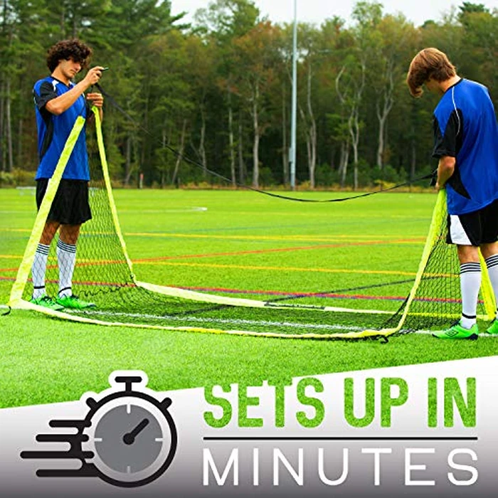 Franklin Sports Blackhawk Portable Soccer Goal - Pop-Up Soccer Goal and Net - Indoor or Outdoor Soccer Goal - Goal Folds For Storage - 12’ x 6’ Soccer Goal by Franklin Sports - Image 5