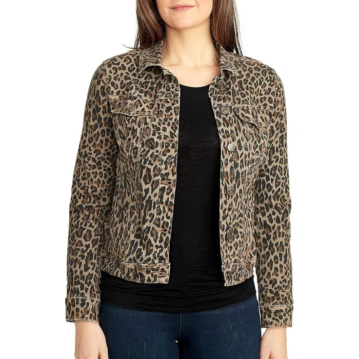 Nine West Jeans Sarah Denim Jacket S - Tan Bengal Bonanza by Nine West - Refurbished - Brand New condition