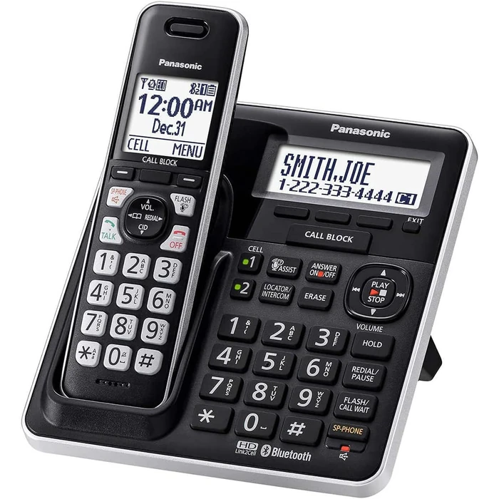 Panasonic KX-TG985 Expandable Cordless Phone System - Black by Panasonic - Image 2