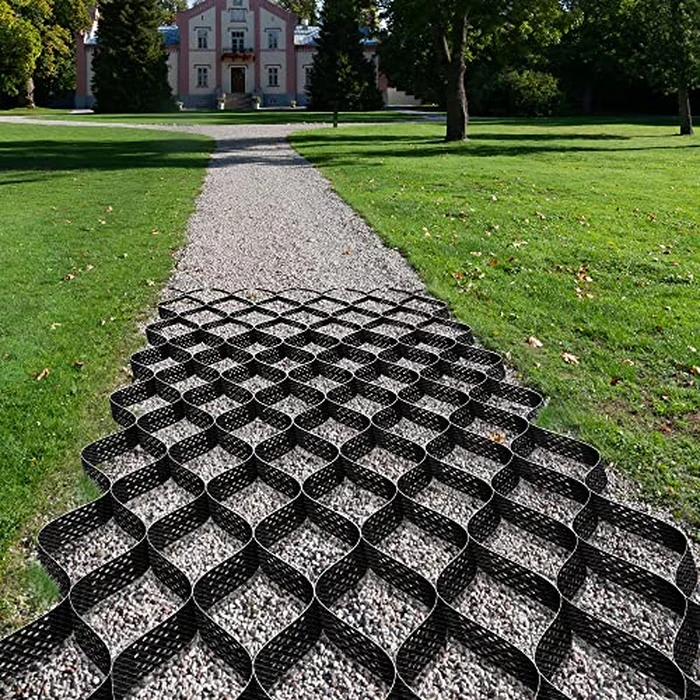 VIVOSUN 4’’ Depth Ground Grid, 9x17 ft, High-Density HDPE Geo Cell, 1885 lbs per sq ft Load, Foldable & Tensile, Easy Installation with Gloves, Perfect for Gardens, Driveways, Pathways, Slopes by VIVOSUN - Used - Very Good condition - CA$105.29