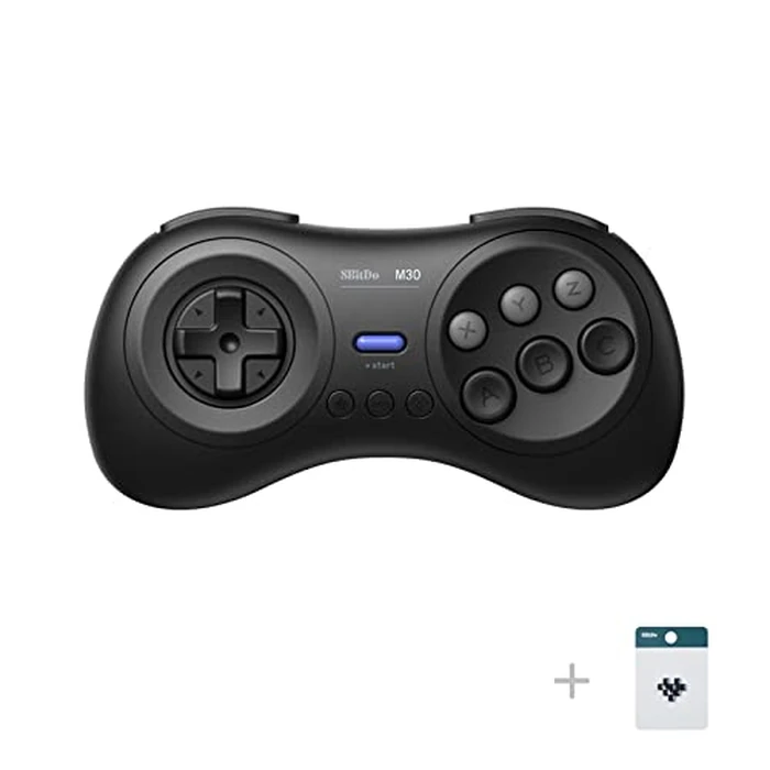 8Bitdo M30 Wireless Bluetooth Controller Retro Gamepad for Switch, PC Windows, MacOS, Android, Raspberry Pi with Sega Genesis & Sega Mega Drive Style (Black) by 8Bitdo - Used - Like New condition