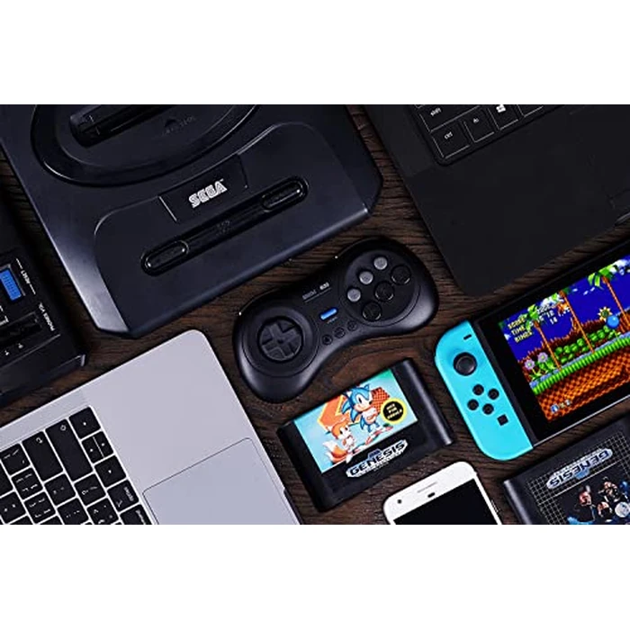 8Bitdo M30 Wireless Bluetooth Controller Retro Gamepad for Switch, PC Windows, MacOS, Android, Raspberry Pi with Sega Genesis & Sega Mega Drive Style (Black) by 8Bitdo - Image 9
