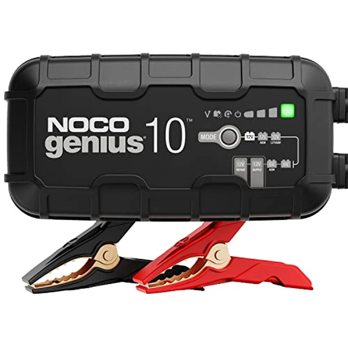 NOCO GENIUS10: 10A 6V/12V Smart Battery Charger - Automatic Maintainer, Trickle Charger & Desulfator with Overcharge Protection & Temperature Compensation - for Lead-Acid & Lithium Batteries by NOCO - Used - Like New condition - US$87.14